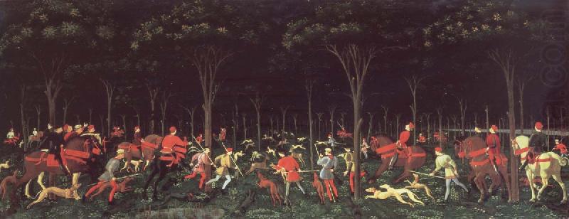 Hunt in night, UCCELLO, Paolo